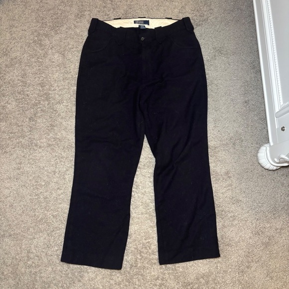 Polo Ralph Lauren Other - Polo Ralph Lauren Mens Wool Blend Stretch Trousers Navy Blue 34x30 4834565RRC